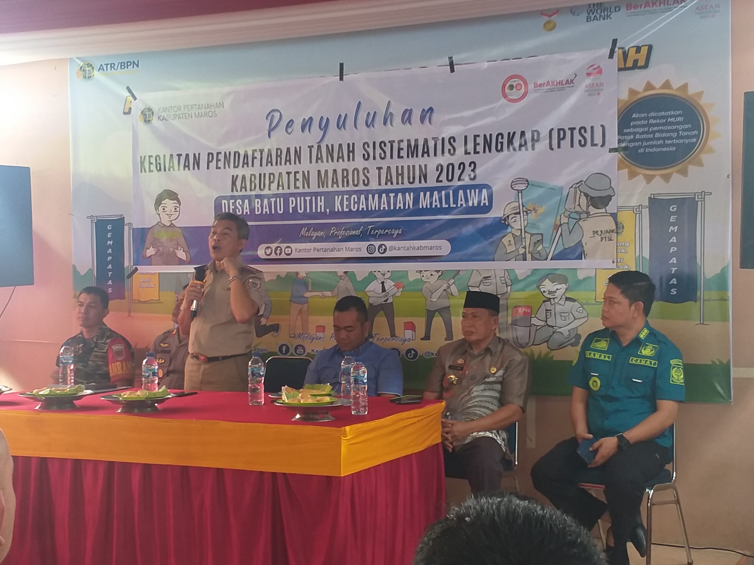 Sukseskan Program Nasional, BPN Maros Gelar Penyuluhan PTSL Tahun 2023 ...